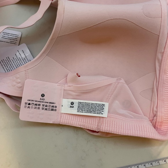Lululemon AirSupport Bra High Support 34D Cups - Picture 4 of 5
